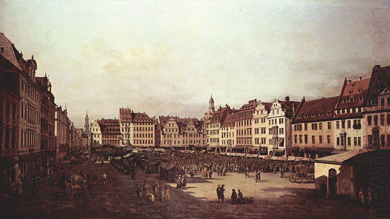 Ansicht von Dresden, Der Altmarkt von der Seegasse aus, Bernardo Bellotto